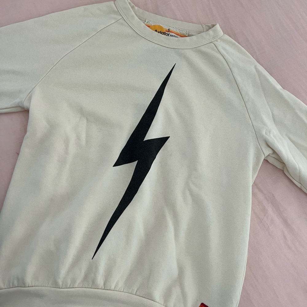 🩵AVIATOR NATION BOLT CREWNECK🩵